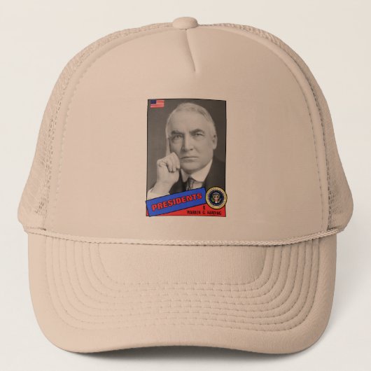 Casquette Carte de baseball de Warren G. Harding (Devant)