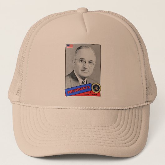 Casquette Carte de baseball Harry S. Truman (Devant)