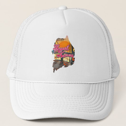 Casquette Carte de Corée du Sud (Devant)