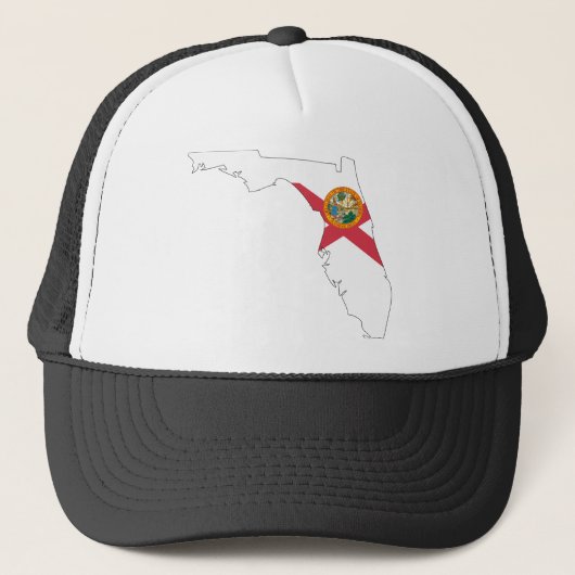 Casquette Carte de drapeau de la Floride (Devant)