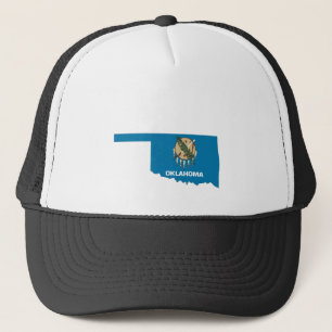 Casquette Carte de drapeau de l'Oklahoma