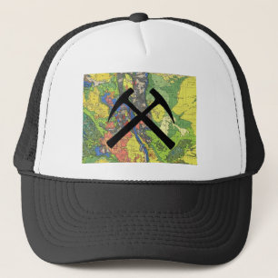 Casquette Carte de géologie de Co