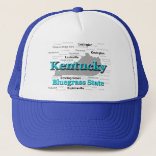 Casquette Carte de la fierté d'État du Kentucky Silhouette