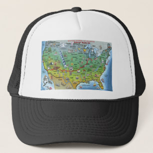 Casquette Carte de la route historique 66