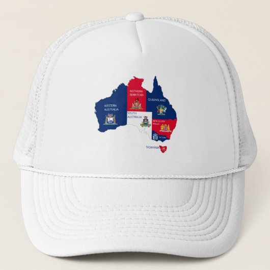 Casquette Carte de l'Australie (Devant)