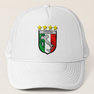 Casquette carte de l'Italie de drapeau de l'Italie de