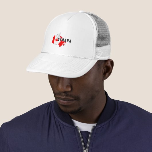 Casquette Carte de script Canada simple moderne (En situation)