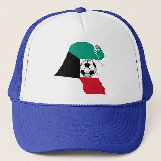 Casquette Carte du drapeau du Koweït (Devant)