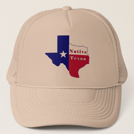 Casquette Carte du drapeau texan natif (Devant)