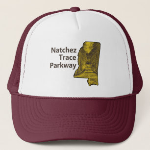 Casquette Carte du Mississippi Natchez Trace Parkway