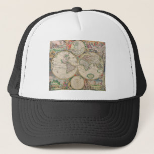Casquette Carte du monde antique