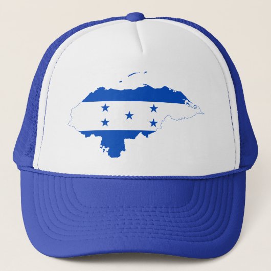 Casquette Carte HN de drapeau du Honduras (Devant)