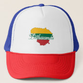 Casquette Carte lituanienne simple moderne Drapeau (Devant)