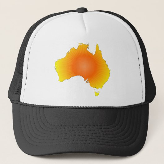 Casquette Carte Sunny Australie (Devant)