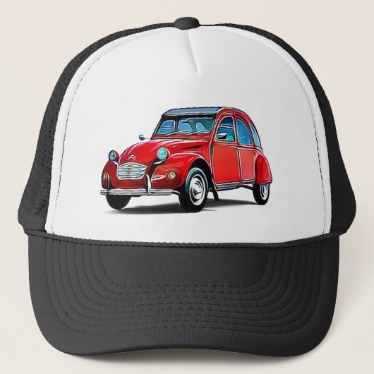 Casquette Carton Citroen 2CV (Devant)