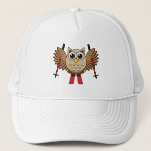 Casquette Cartoon de ski de Chouette