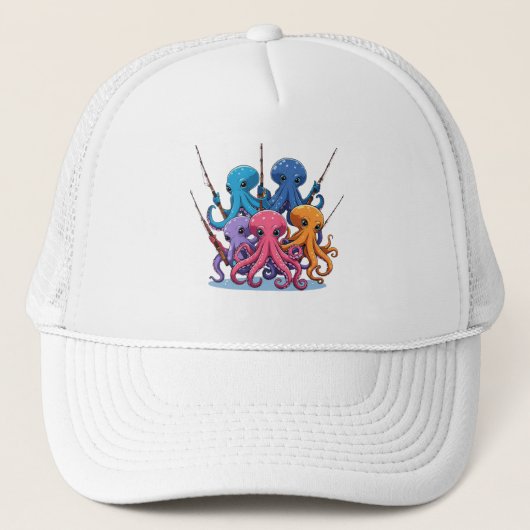 Casquette Cartoon Octopus Kids Hat (Devant)