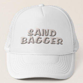 Casquette Casque de camionneur blanc Sandbagger