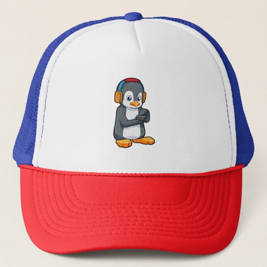 Casquette Casque de musique Penguin (Devant)
