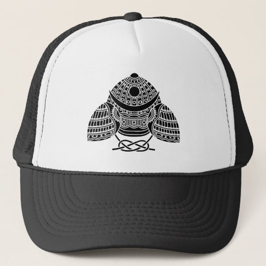 Casquette Casque de samouraï soleil lune (Devant)