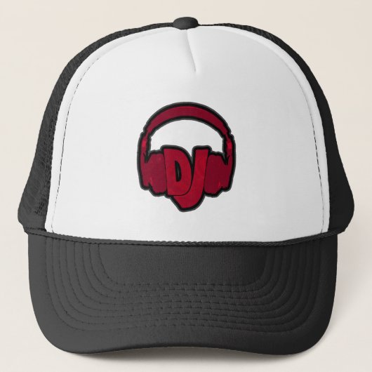 Casquette casque DJ musique (Devant)