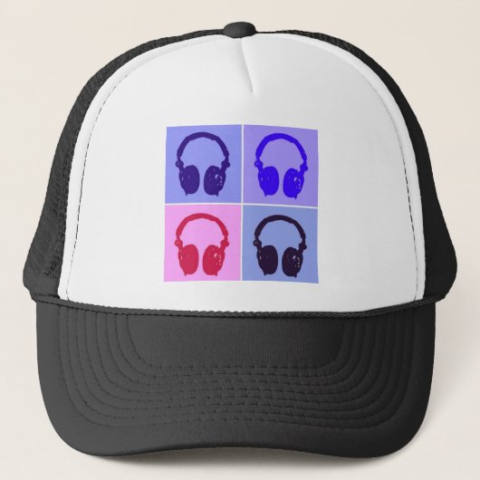 Casquette Casques Pop Art (Devant)