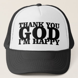 Casquette casquette-remerciez-vous un dieu im heureux