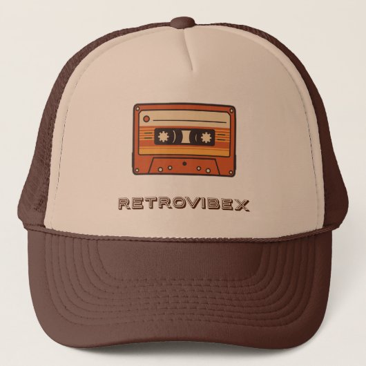 Casquette Cassette Rétro - Casquette musical Vinta (Devant)