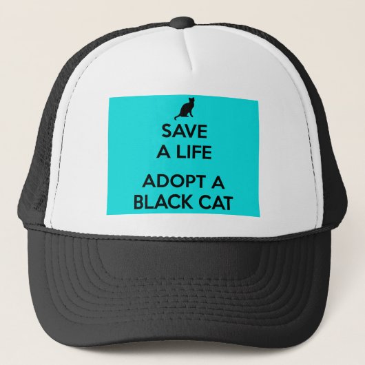 Casquette Cat Black Cat Black Cat Appreciation Day Adopt (Devant)