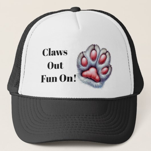 Casquette Cat Claw Hat – Cute & Fun (Devant)