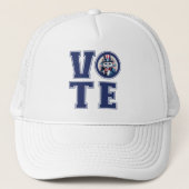 Casquette Cat Says Vote (Devant)