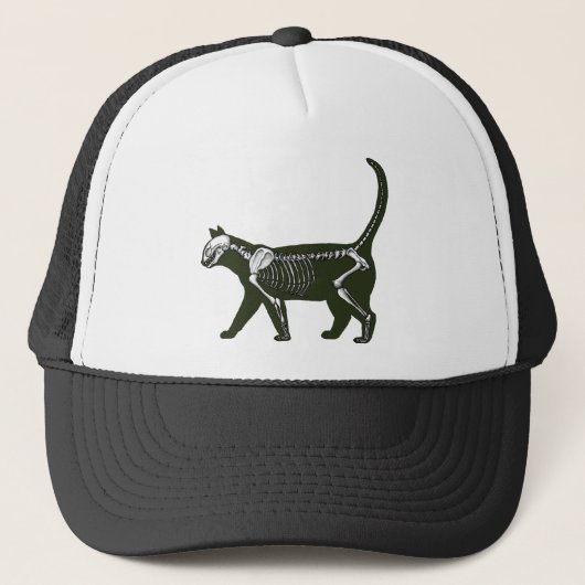 Casquette Cat Skeleton (Devant)