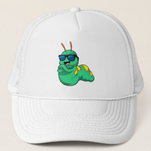 Casquette Caterpillar avec lunettes de soleil