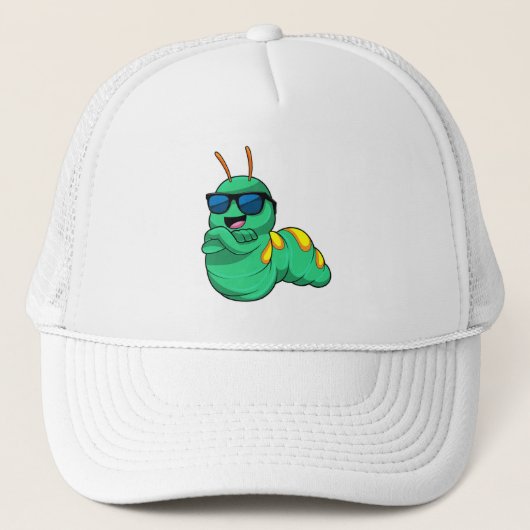 Casquette Caterpillar avec lunettes de soleil (Devant)