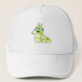 Casquette Caterpillar avec verres (Devant)
