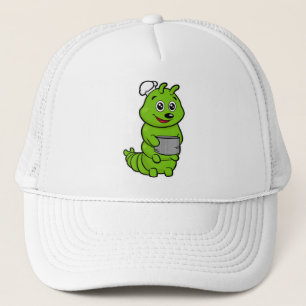 Casquette Caterpillar comme cuire avec pot de Cuisine