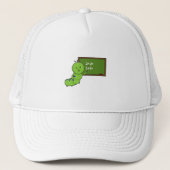 Casquette Caterpillar en tant qu'enseignant avec tableau noi (Devant)