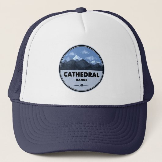 Casquette Cathedral Range Camping Californie (Devant)