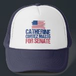 Casquette Catherine Cortez Masto pour les élections sénatori<br><div class="desc">Catherine Cortez Masto pour le Sénat américain. Un casquette démocrate du Nevada avec le drapeau américain en rouge,  blanc et bleu. Votez pour Cortez-Masto pour Sénateur aux élections de mi-mandat de 2022.</div>