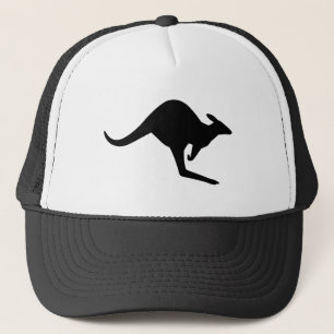 Casquette Caution noir et blanc Kangaroo