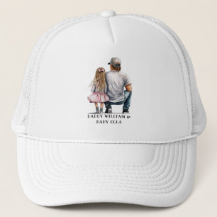 Casquette Caution père et fille noire (11)