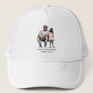 Casquette Caution père et fille noire (3)
