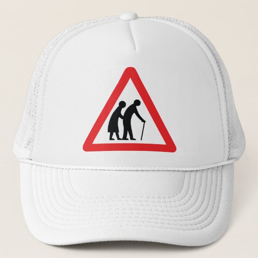 Casquette CAUTION Personnes ÂGÉES - VOYAGE UK (Devant)