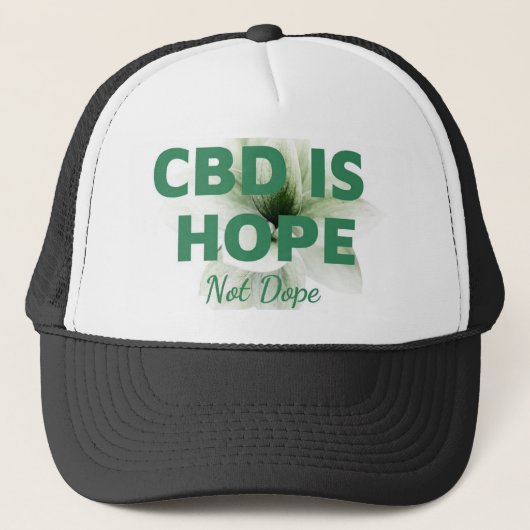 Casquette CBD est espoir (Devant)