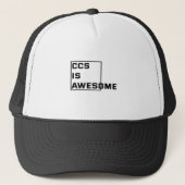 Casquette CCS is Awesome Funny Programmer Life Coding Venin (Devant)