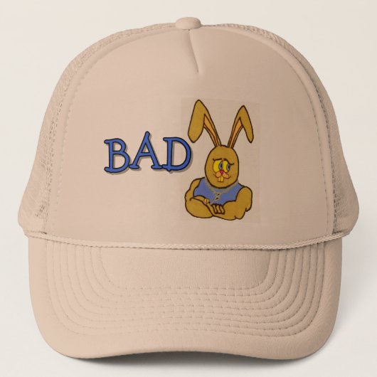 Casquette Ce lapin est mauvais (Devant)