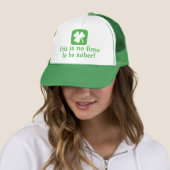 Casquette Ce n'est AUCUNE heure d'être SOBRE ! (En situation)