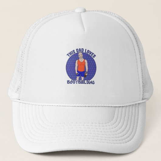 Casquette Ce Papa adore la musculation (Devant)