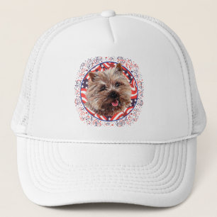 Casquette Célébration du drapeau américain Cairn Terrier
