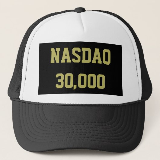 Casquette Célébration du NASDAQ 30000 en Bourse (Devant)